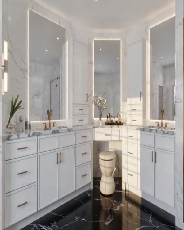Manhattan Linen finish - kitchen scene with cabinet door