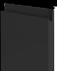 Black SM Finger Pull cabinet door finish
