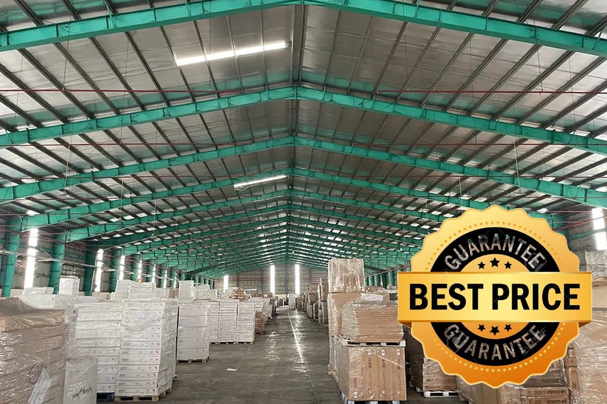 Glide-Lock warehouse with the Best Price Guarantee badge