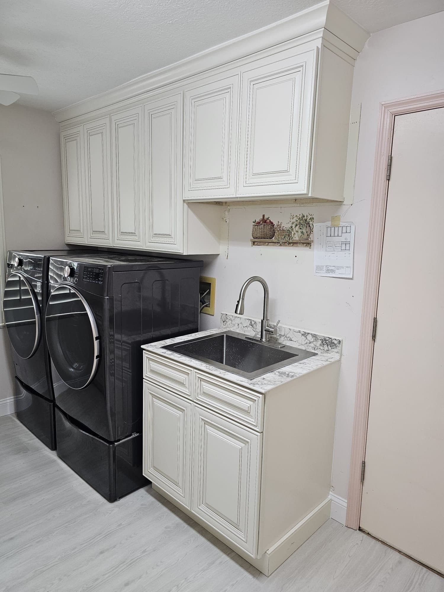 Antique White Laundry Room
