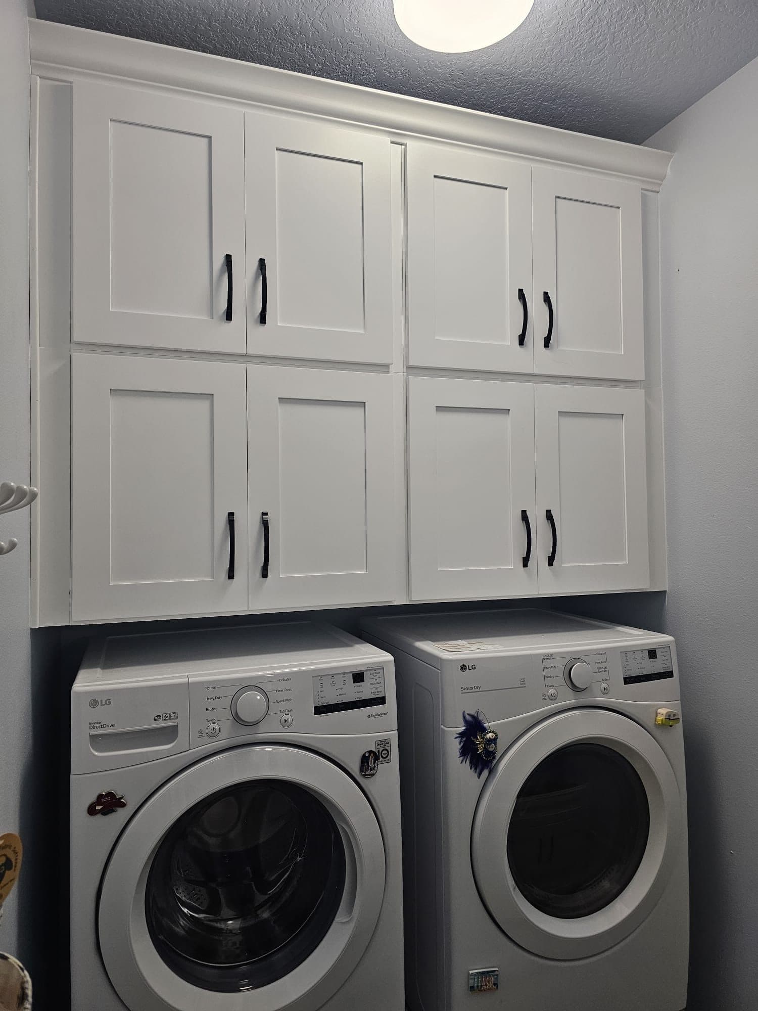 White Laundry Cabinets