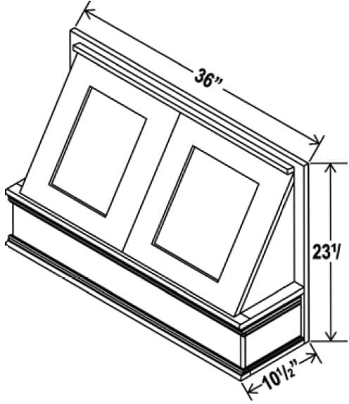 Standard 36" Shell - GL-36-HOOD
