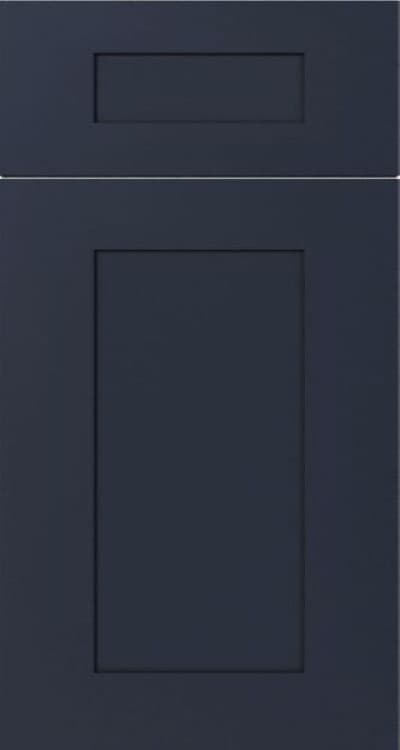 Shaker Navy cabinet door finish