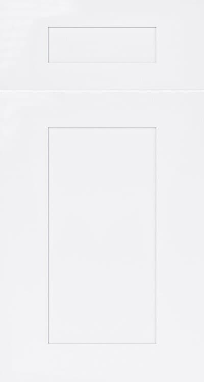 Shaker White cabinet door finish