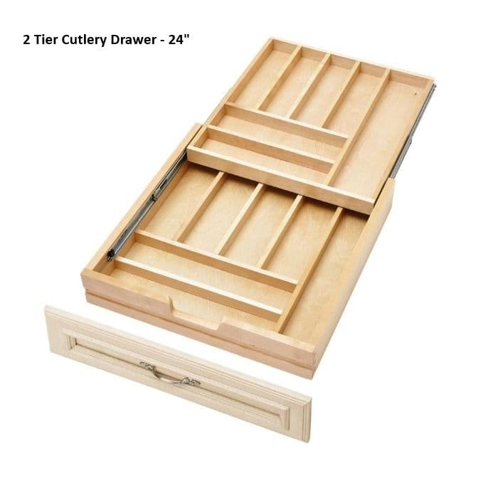 2 Tier Cutlery Drawer -24
